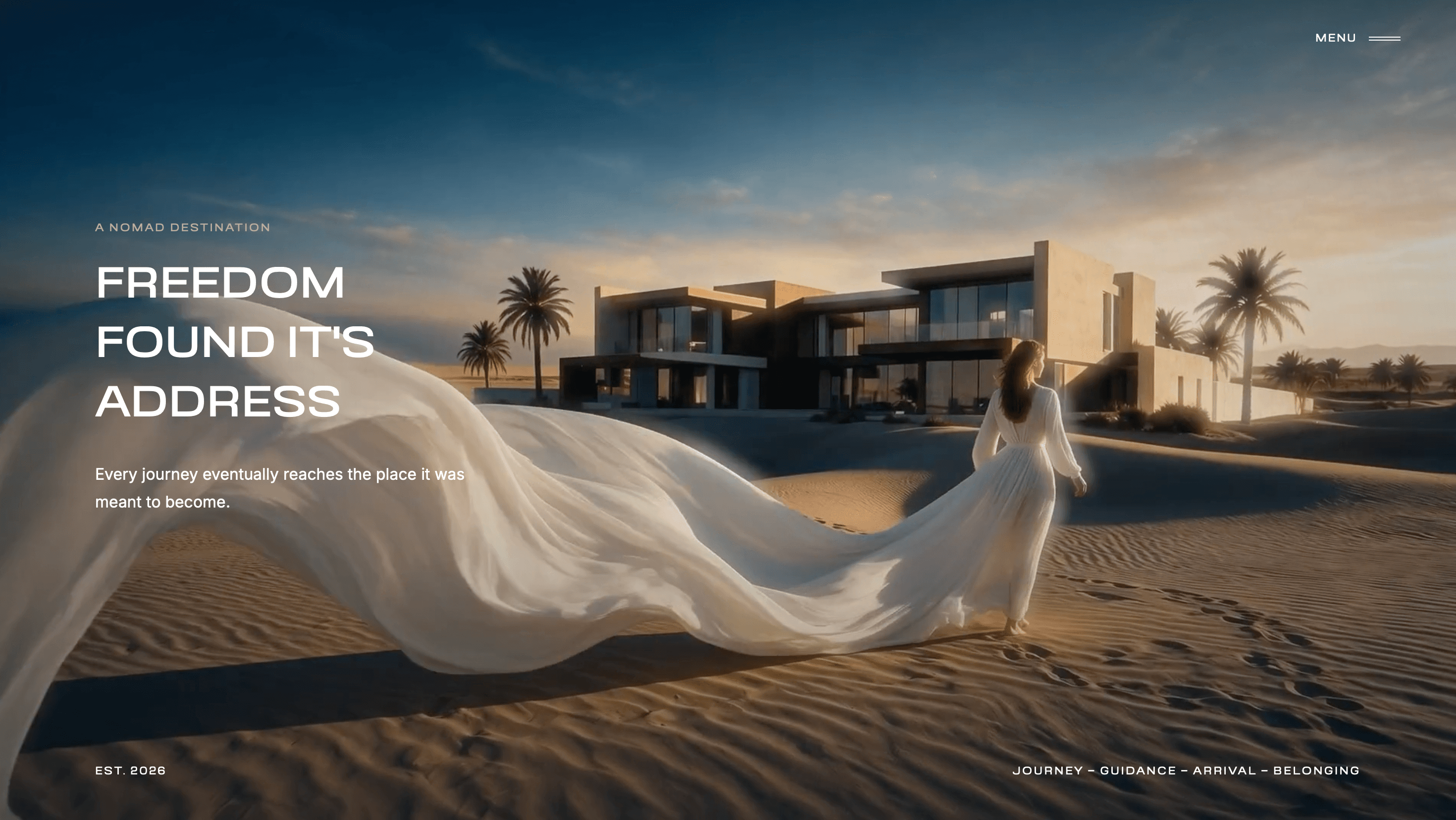 Nomad Developments homepage